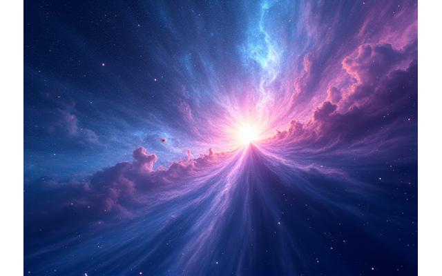 Une nébuleuse colorée symbolisant l'innovation et l'éducation future